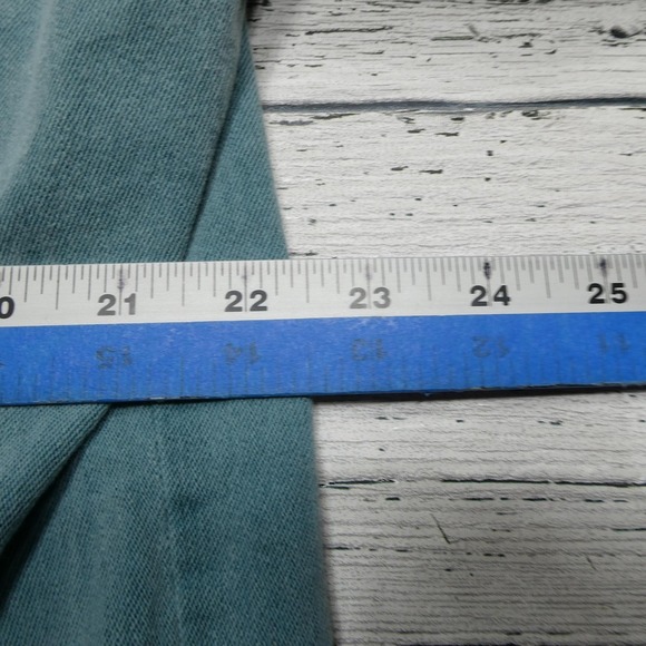 Three Rivers Shirt Mens Medium Green Button Down Long Sleeve Cotton Casual - Picture 6 of 7